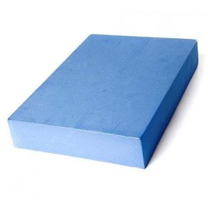 Опорный блок для йоги из EVA-пены плоский Yoga Block Цвет синий длина 30 см