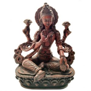 Статуя Лакшми из керамики 20см 0,3 кг