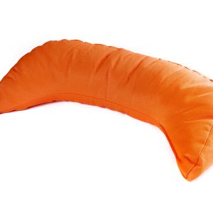 Йога подушка для медитации полумесяц 1 кг оранжевый 167716