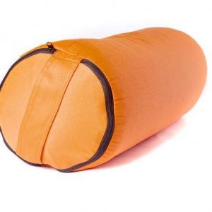 Болстер для йоги из гречихи 2 кг 50 см оранжевый 167715